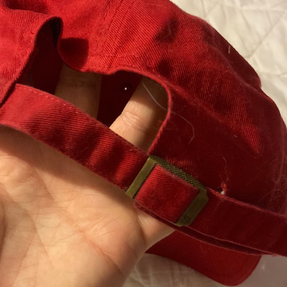 Red Baseball Cap - Picture 5 of 5